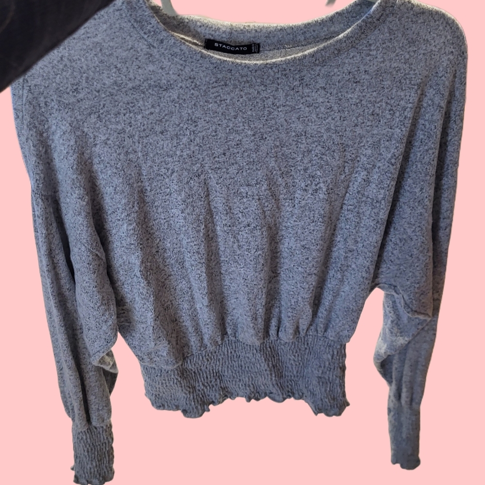 Staccato Gray Knit Sweater